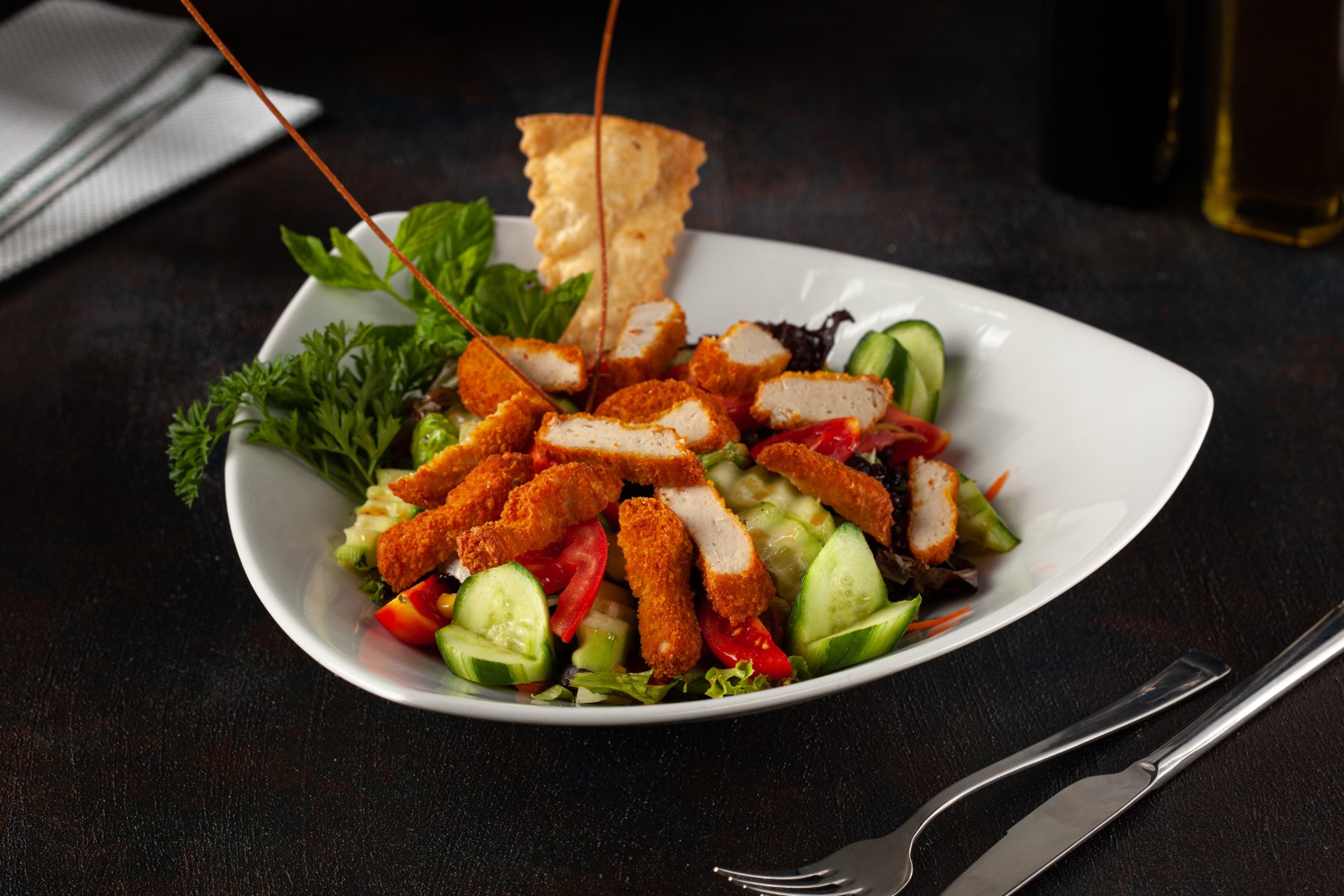 Çıtır Tavuk Salata